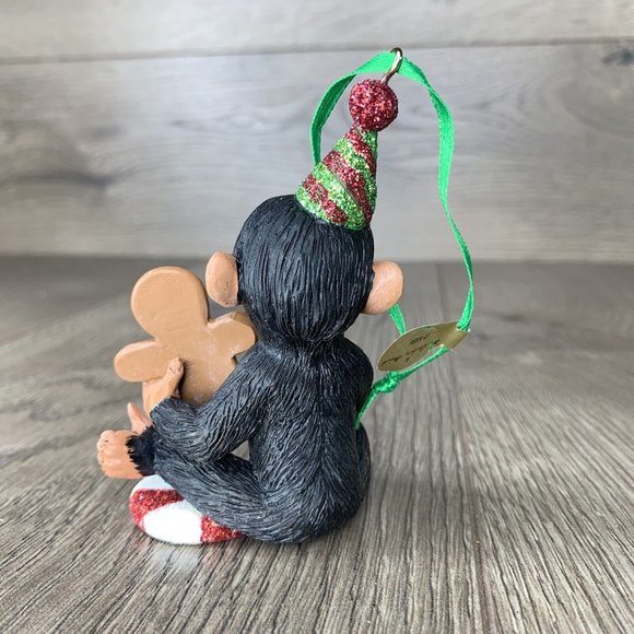 Danbury Mint The Baby Animal Ornaments  Chimpanzee - Picture 3 of 8
